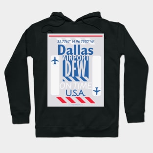 Dallas aviation code sticker design 20210927 Hoodie